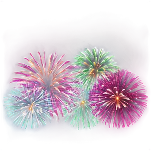 Town Fireworks Display PNG Kul