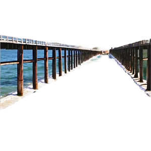Town Fishing Pier PNG 84