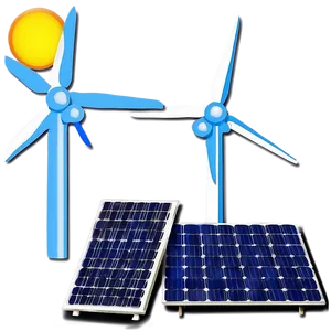 Town Solar Panels PNG Nkp