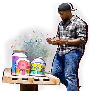 Town Street Artist PNG Trf73