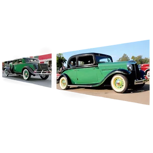 Town Vintage Car Parade PNG Xtq95 PNG