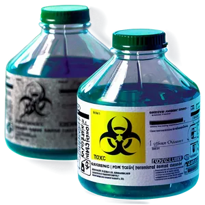 Toxic Chemicals Bottle Png 06202024 PNG image