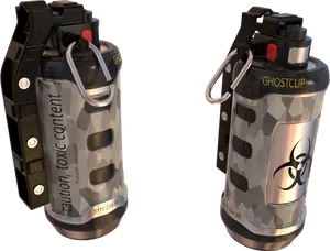 Toxic Content Ghostclip Grenades PNG