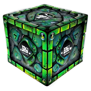 Toxic Cube PNG Mnm87 PNG