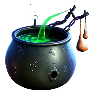 Toxic Potion Cauldron Png 25 PNG image