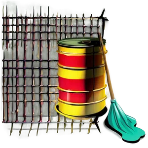 Toxic Waste Drum Spill PNG Dnc