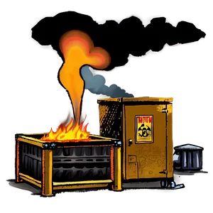 Toxic Waste Incineration Png 73 PNG image