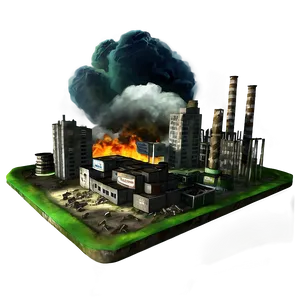 Toxic Wasteland City PNG 06262024 PNG