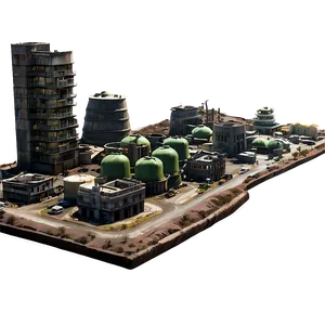 Toxic Wasteland City PNG Xbv PNG