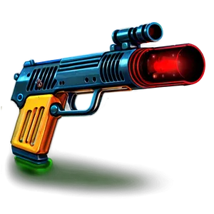 Toy Gun With Lasers PNG Pfe