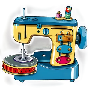 Toy Sewing Machine PNG Gsc
