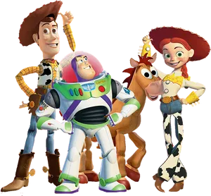Toy Story Characters Group Pose