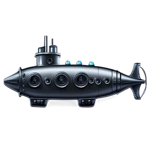 Toy Submarine Drawing Png 05252024 PNG image