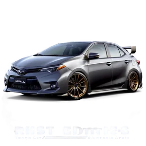 Toyota Corolla Aero Dynamics PNG Yfx13
