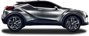 Toyota Crossover Side View PNG image