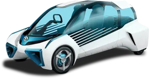 Toyota Futuristic Concept Car Design PNG image