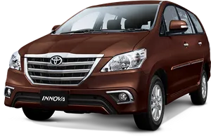 Toyota Innova Brown M P V PNG image
