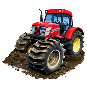Tractor In Mud Png 05242024 PNG image