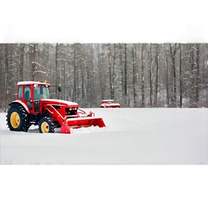 Tractor In Snow Png 30 PNG image