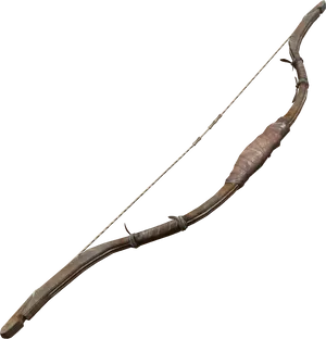 Traditional Archery Bow PNG image