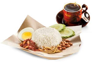 Traditional Asian Breakfastwith Coffee