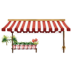 Traditional Awning Design PNG Lnm