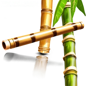 Traditional Bamboo Flute PNG 05232024