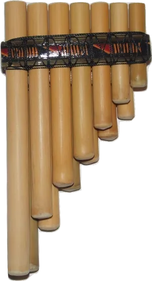 Traditional Bansuri Flute PNG image