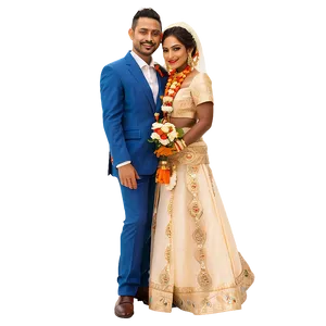 Traditional Bride And Groom Png Not4 PNG image