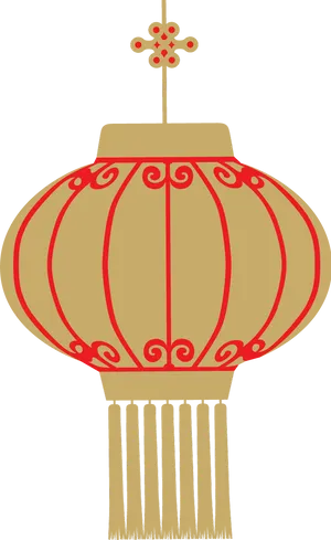 Traditional Chinese Lantern Illustration PNG image