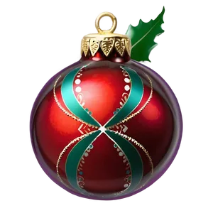 Traditional Christmas Ornaments PNG Lss