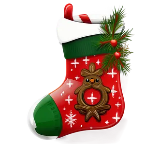 Traditional Christmas Stocking Png 45 PNG image