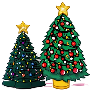 Traditional Christmas Tree Outline Png Fva11 PNG image