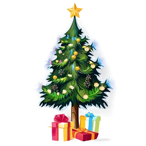 Traditional Christmas Tree Transparent Clipart Png 41 PNG image