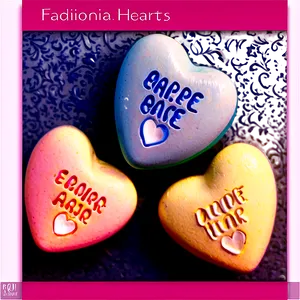 Traditional Conversation Hearts PNG Tdd53 PNG