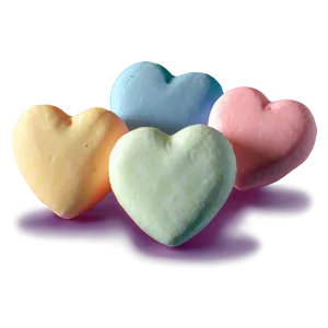 Traditional Conversation Hearts PNG Wof