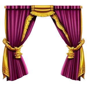 Traditional Curtains Png 05252024 PNG image