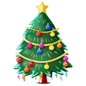 Traditional Cute Christmas Tree Png 30 PNG image