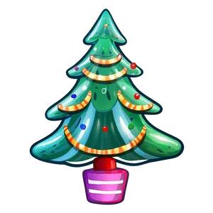 Traditional Cute Christmas Tree PNG Wpr4 PNG