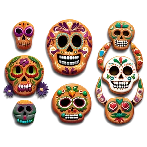 Traditional Dia De Los Muertos Foods PNG 74
