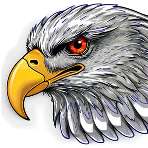 Traditional Eagle Head PNG 06292024