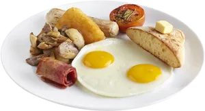 Traditional English Breakfast Plate