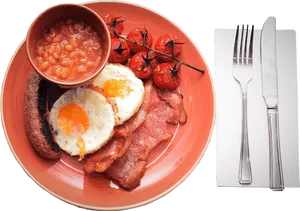 Traditional English Breakfast Plate