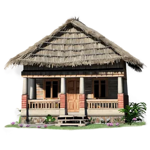 Traditional Family House PNG 81