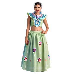 Traditional Fiesta Dress Png 82 PNG image