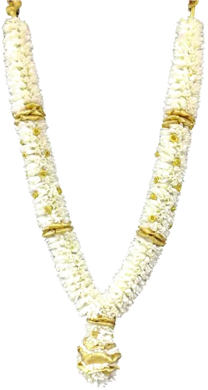 Traditional Floral Garland PNG image