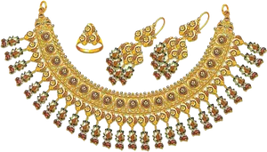 Traditional Gold Jewelry Set