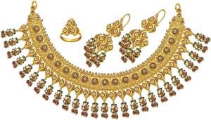 Traditional Gold Plated Jewelry Set