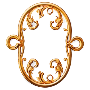 Traditional Gold Scrollwork PNG 06262024 PNG