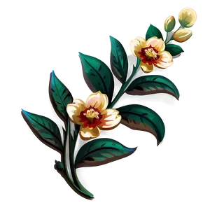 Traditional Indie Flower PNG 18